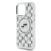 Чехол Karl Lagerfeld IML Monogram Karl & Choupette Head для iPhone 15 Pro Transparent with MagSafe (KLHMP15LHMCKMHT)