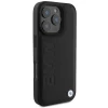 Чехол BMW Leather Hot Stamp для iPhone 16 Pro Black with MagSafe (BMHMP16LSLLBK)