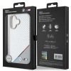 Чехол BMW Carbon Tricolor Line для iPhone 16 Grey with MagSafe (BMHMP16S23PUDTS)