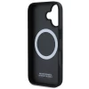 Чехол BMW Carbon Tricolor Line для iPhone 16 Black with MagSafe (BMHMP16S23PUDTK)