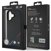 Чехол BMW Carbon Tricolor Line для iPhone 16 Black with MagSafe (BMHMP16S23PUDTK)