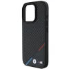 Чехол BMW Carbon Tricolor Line для iPhone 16 Pro Black with MagSafe (BMHMP16L23PUDTK)