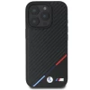 Чехол BMW Carbon Tricolor Line для iPhone 16 Pro Max Black with MagSafe (BMHMP16X23PUDTK)