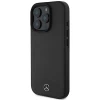 Чехол Mercedes Textured and Plain Leather для iPhone 16 Pro Black with MagSafe (MEHMP16L23RBARK)