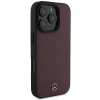 Чехол Mercedes Textured and Plain Leather для iPhone 16 Pro Red with MagSafe (MEHMP16L23RBARR)