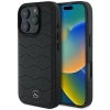 Чохол Mercedes Waves Leather для iPhone 16 Pro Black (MEHCP16L23RWRSK)