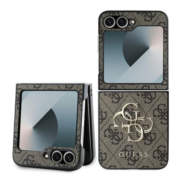 Чохол Guess 4G Big Metal Logo для Samsung Galaxy Flip6 (F741) Brown (GUHCZF64GMGBR)