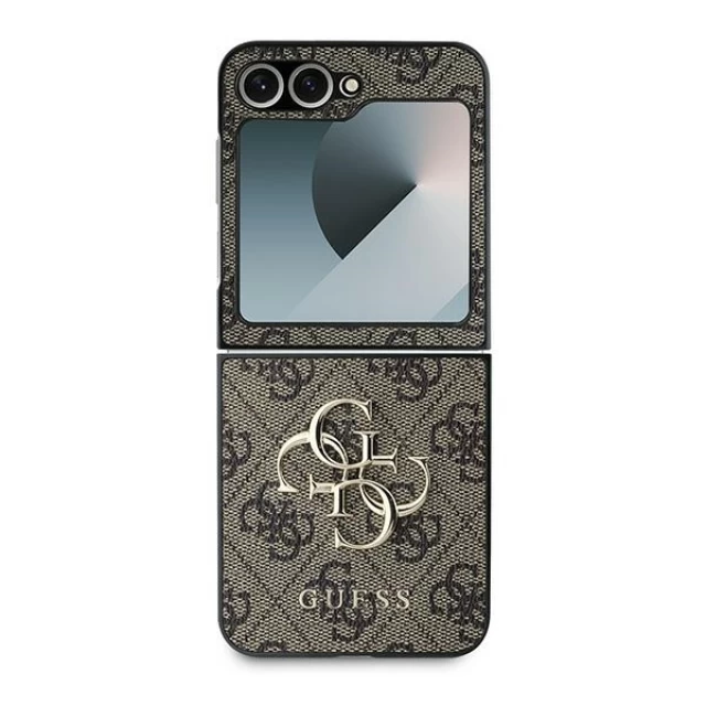 Чохол Guess 4G Big Metal Logo для Samsung Galaxy Flip6 (F741) Brown (GUHCZF64GMGBR)