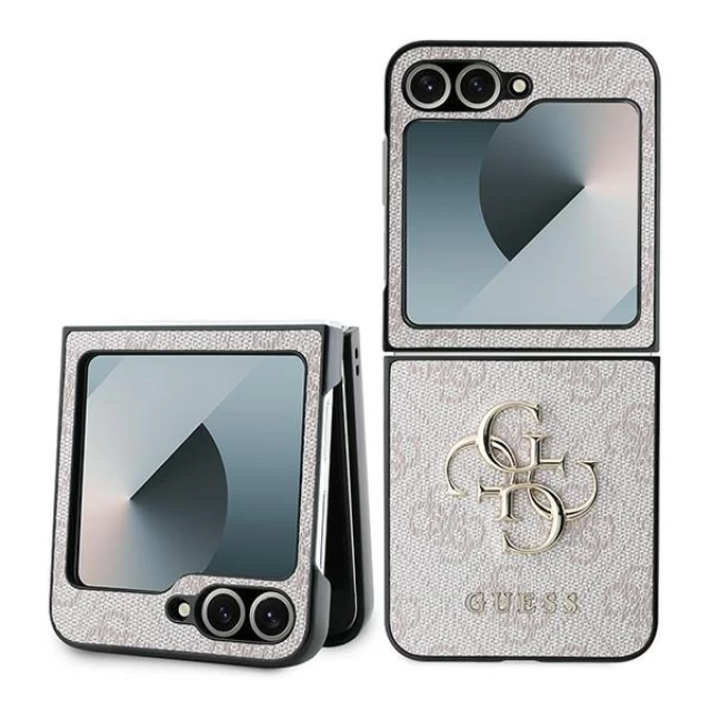 Чехол Guess 4G Big Metal Logo для Samsung Galaxy Flip6 (F741) Pink (GUHCZF64GMGPI)