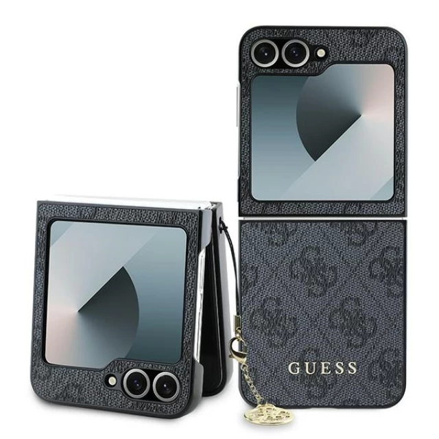 Чохол Guess 4G Charms Collection для Samsung Galaxy Flip6 (F741) Black (GUHCZF6GF4GGR)