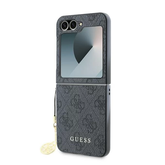 Чохол Guess 4G Charms Collection для Samsung Galaxy Flip6 (F741) Black (GUHCZF6GF4GGR)