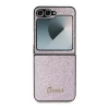 Чехол Guess Glitter Script для Samsung Galaxy Flip6 (F741) Pink (GUHCZF6HGGSHP)