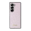 Чехол Guess Glitter Script для Samsung Galaxy Fold6 (F956) Pink (GUHCZFD6HGGSHP)