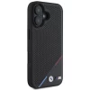 Чехол BMW M Perforated Tricolor Line для iPhone 16 Black with MagSafe (BMHMP16S23PUPDK)