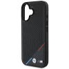 Чехол BMW M Perforated Tricolor Line для iPhone 16 Black with MagSafe (BMHMP16S23PUPDK)