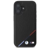 Чохол BMW M Perforated Tricolor Line для iPhone 16 Plus Black with MagSafe (BMHMP16M23PUPDK)