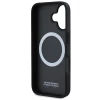 Чохол BMW M Perforated Tricolor Line для iPhone 16 Plus Black with MagSafe (BMHMP16M23PUPDK)