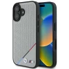 Чехол BMW M Perforated Tricolor Line для iPhone 16 Grey with MagSafe (BMHMP16S23PUPDG)