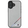 Чехол BMW M Perforated Tricolor Line для iPhone 16 Grey with MagSafe (BMHMP16S23PUPDG)