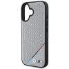 Чехол BMW M Perforated Tricolor Line для iPhone 16 Grey with MagSafe (BMHMP16S23PUPDG)