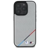 Чехол BMW M Perforated Tricolor Line для iPhone 16 Pro Grey with MagSafe (BMHMP16L23PUPDG)