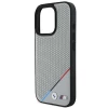 Чехол BMW M Perforated Tricolor Line для iPhone 16 Pro Grey with MagSafe (BMHMP16L23PUPDG)