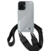 Чехол BMW M Edition Carbon Stripe & Strap для iPhone 16 Grey (BMHCP16S23PSCCG)