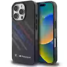 Чохол BMW Motosport IML Random Stripes для iPhone 16 Pro Black (BMHCP16L23HTRAK)