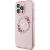 Чохол Guess IML Flowers Wreath для iPhone 16 Pro Max Pink with MagSafe (GUHMP16XHFWFCP)