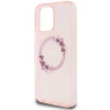 Чохол Guess IML Flowers Wreath для iPhone 16 Pro Max Pink with MagSafe (GUHMP16XHFWFCP)