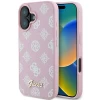 Чохол Guess Peony Script для iPhone 16 Plus Pink with MagSafe (GUHMP16MPGPYSP)