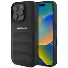 Чохол Mercedes Leather Debossed Lines для iPhone 16 Pro Black (AMHCP16LGSEBK)