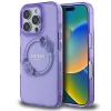 Чехол Guess IML Flowers Wreath для iPhone 16 Pro Max Purple with MagSafe (GUHMP16XHFWFCU)