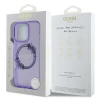 Чехол Guess IML Flowers Wreath для iPhone 16 Pro Max Purple with MagSafe (GUHMP16XHFWFCU)