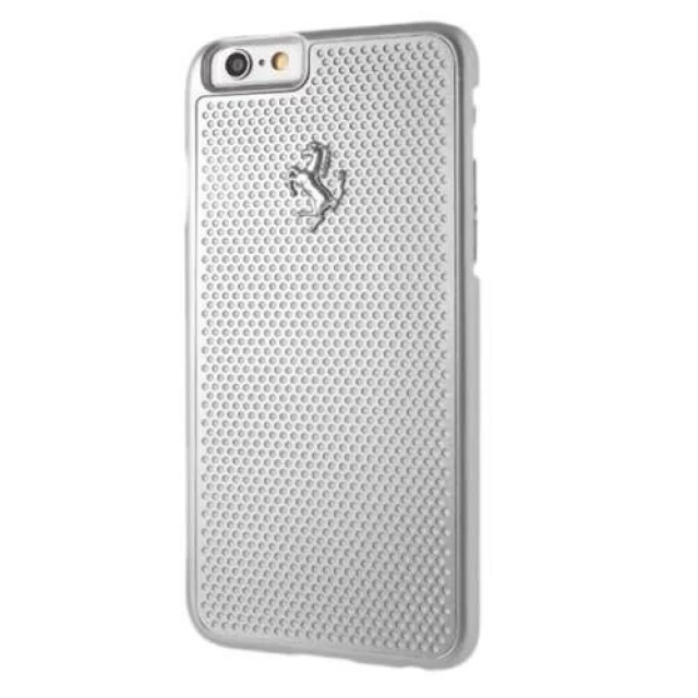 Чохол Ferrari для iPhone 6 | 6S Perforated Alluminium Silver (FEPHCP6SI)