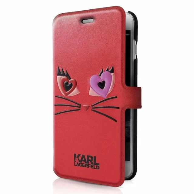 Чохол Karl Lagerfeld Choupette In Love 2 для iPhone 7 Red (KLFLBKP7CL2RE)