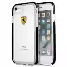 Чехол Ferrari для iPhone 7/8 | SE2020 Shockproof Hard Case Transparent/Black (FEGLHCP7BK)