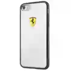 Чехол Ferrari для iPhone 7/8 | SE2020 | SE2022 Racing Shield Transparent/Black (FEHCP7BK)