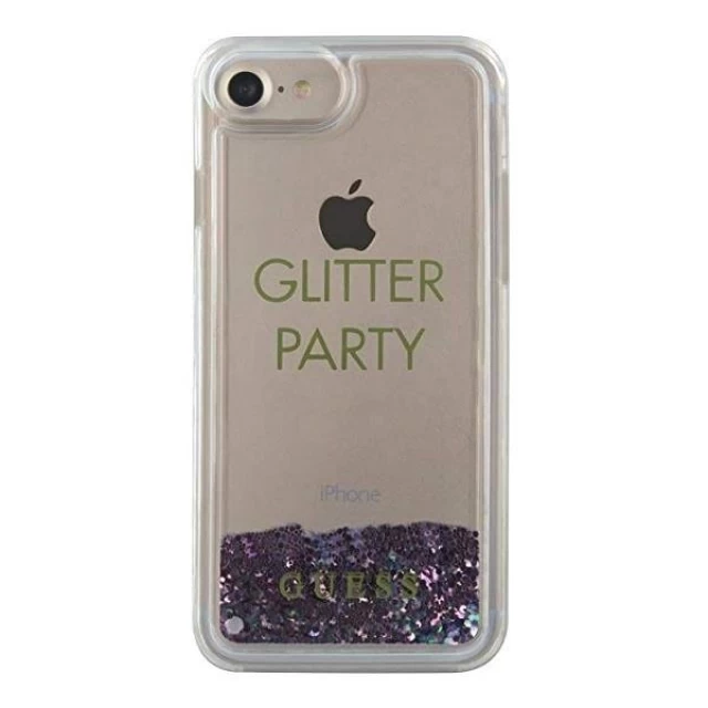Чехол Guess Liquid Glitter Party для iPhone SE 2020/8/7 Violet (GUHCP7GLUQPU)