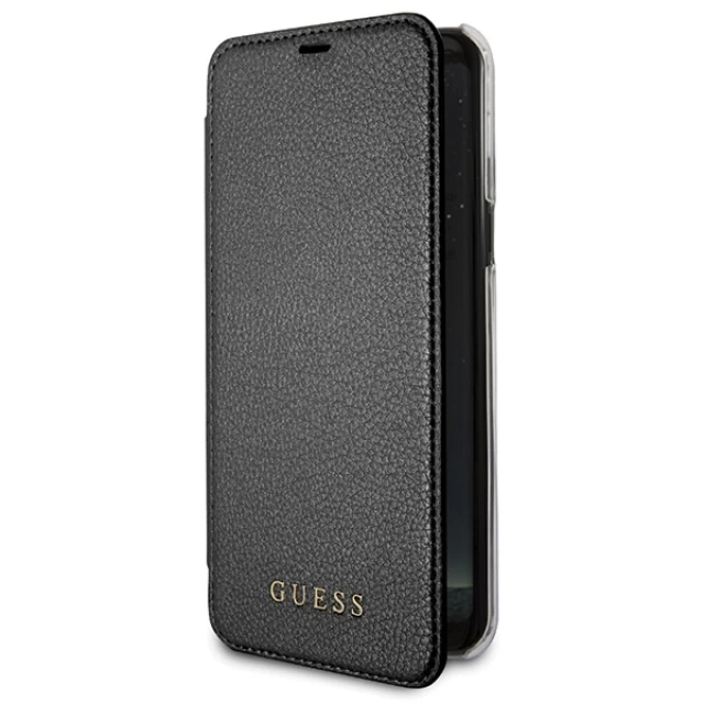 Чохол Guess Leather Book Case для Samsung Galaxy S8 Plus (G955) Iridescent Black (GUFLBKS8LIGLTBK)