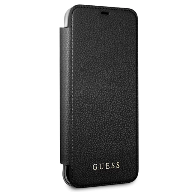 Чехол Guess Leather Book Case для Samsung Galaxy S8 Plus (G955) Iridescent Black (GUFLBKS8LIGLTBK)