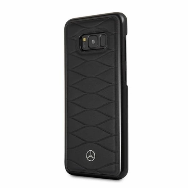Чехол Mercedes для Samsung Galaxy S8 Plus G955 Pattern Line Leather Black (MEHCS8LWHCLBK)