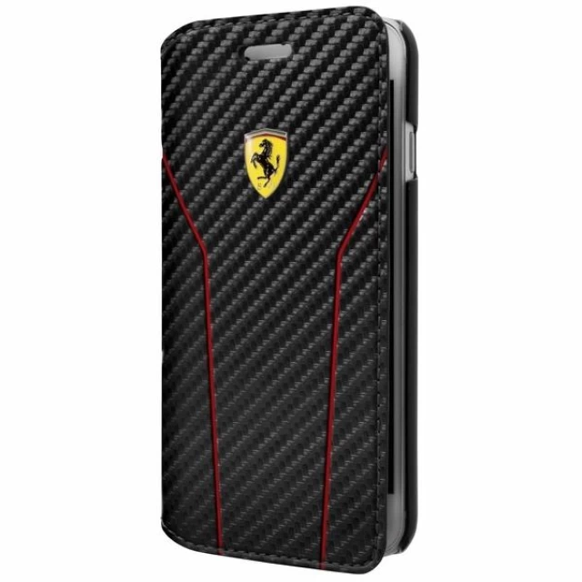 Чехол-книжка Ferrari On Track для iPhone 7 Plus | 8 Plus Black (FESCAFLBKP7LBK)