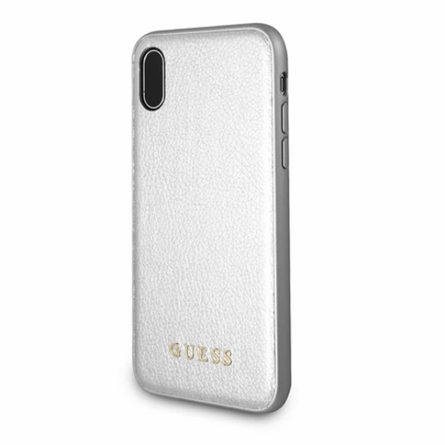 Чохол Guess Iridescent для iPhone X Silver (GUHCPXIGLSI)