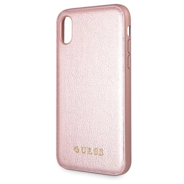 Чохол Guess Iridescent для iPhone XS/X Pink Gold (GUHCPXIGLRG)
