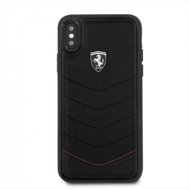 Чохол Ferrari для iPhone X | XS Hardcase Black (FEHQUHCPXBK)