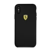 Чехол Ferrari Silicone для iPhone X | XS Black (FESSIHCPXBK)