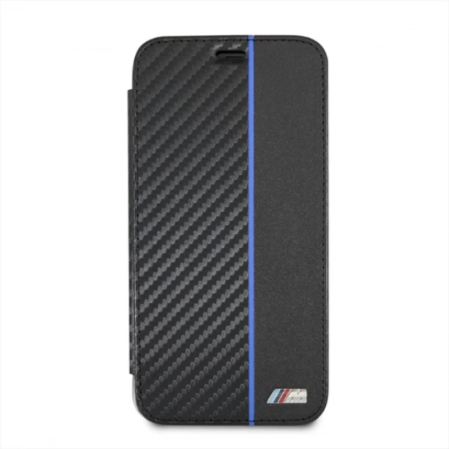 Чехол BMW для iPhone X/XS Carbon Stripe Black (BMFLBKPXTRCAPNBK)