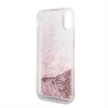 Чохол Karl Lagerfeld Liquid Glitter для iPhone X Pink Gold (KLHCPXPABGNU)