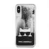 Чохол Karl Lagerfeld Liquid Glitter для iPhone X Black (KLHCPXCHPEEBK)